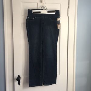 NWT 8P Jag Peri pull on straight leg jeans